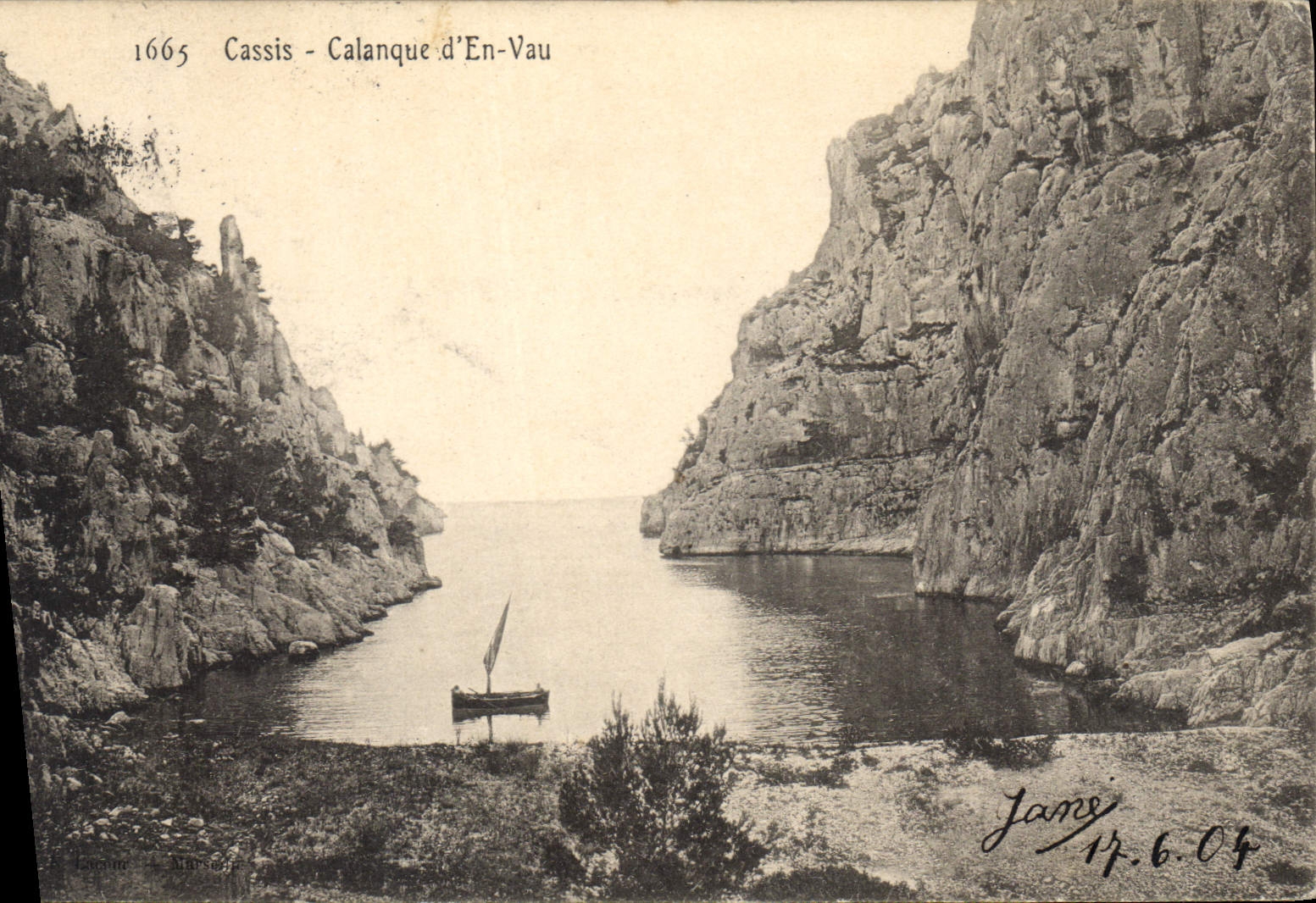 CPA Cassis Calanque d'En Vau 