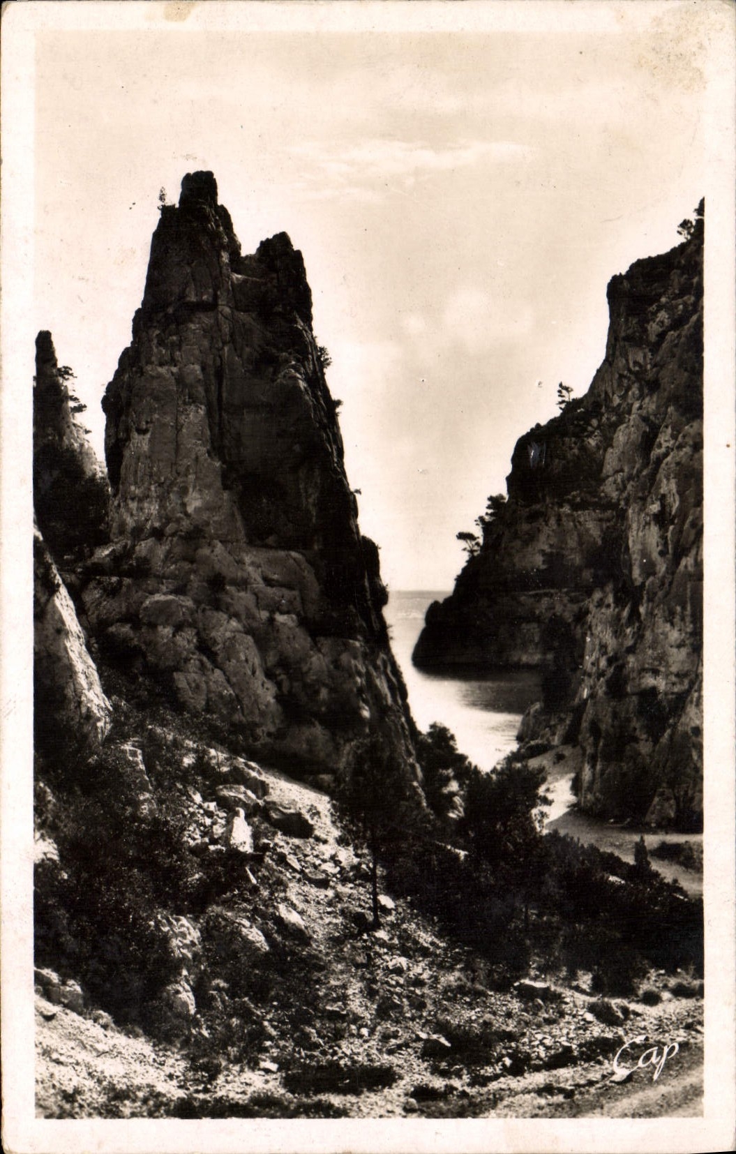 CPA La Cote d'Azur Cassis Calanque d'En la Pyramide