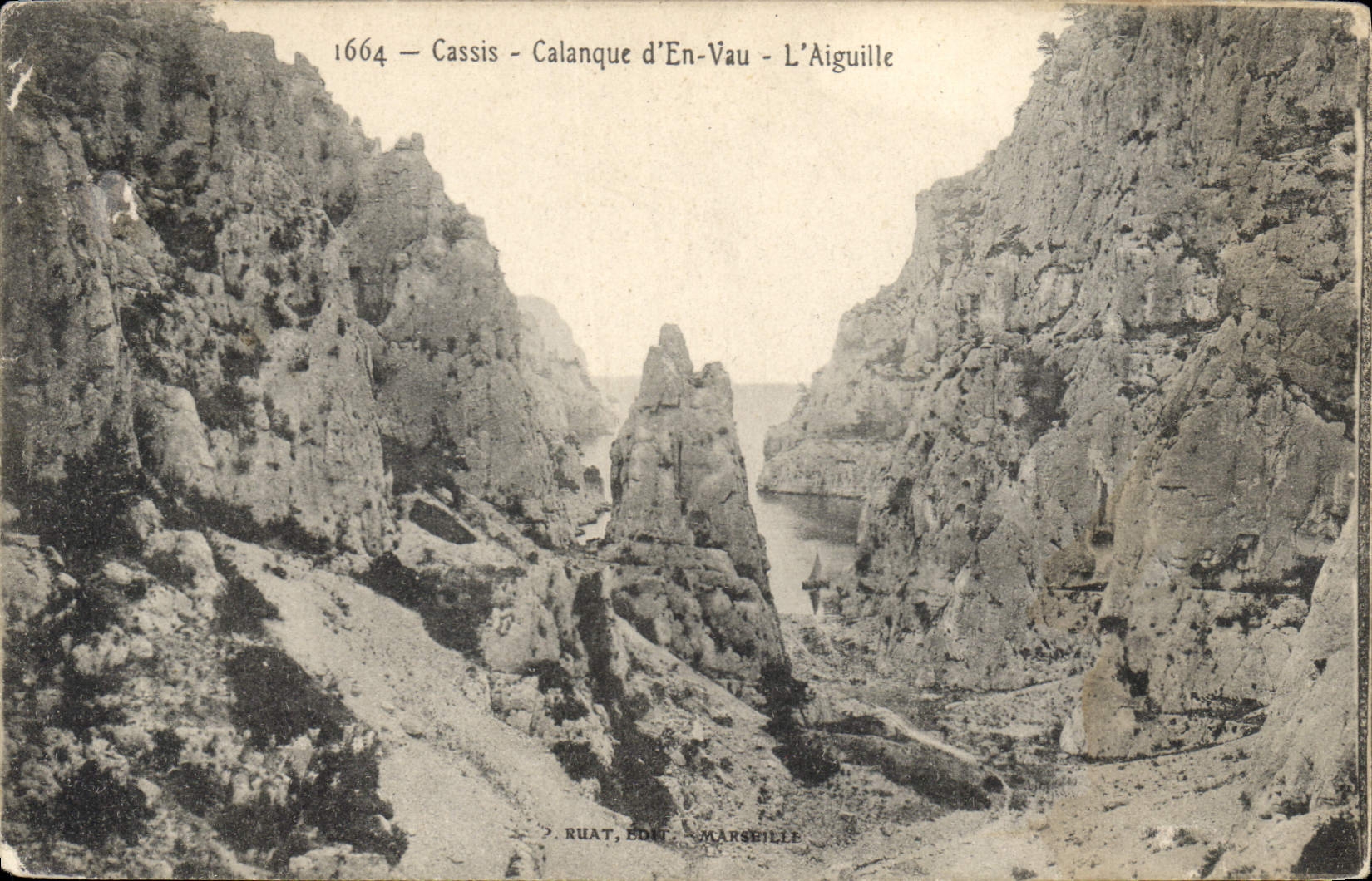CPA Cassis Calanque d'En Vau l'Aiguille 