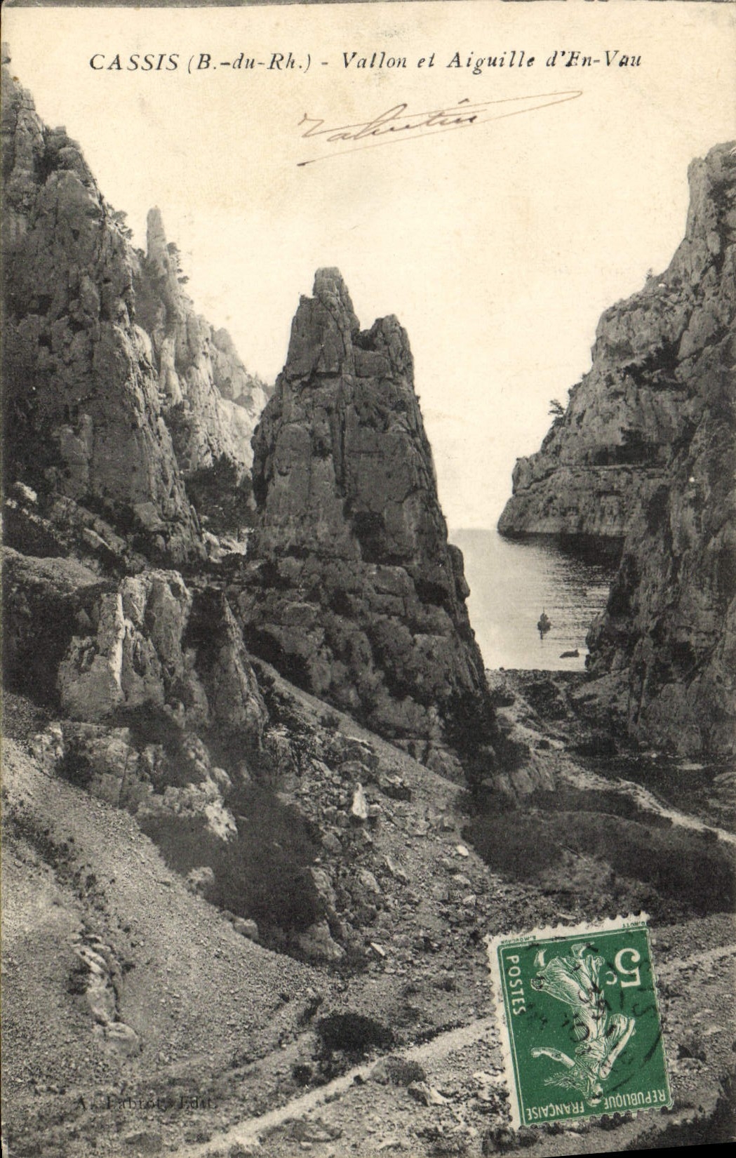 CPA Cassis B du Rh Vallon et Aiguille d'En Vau