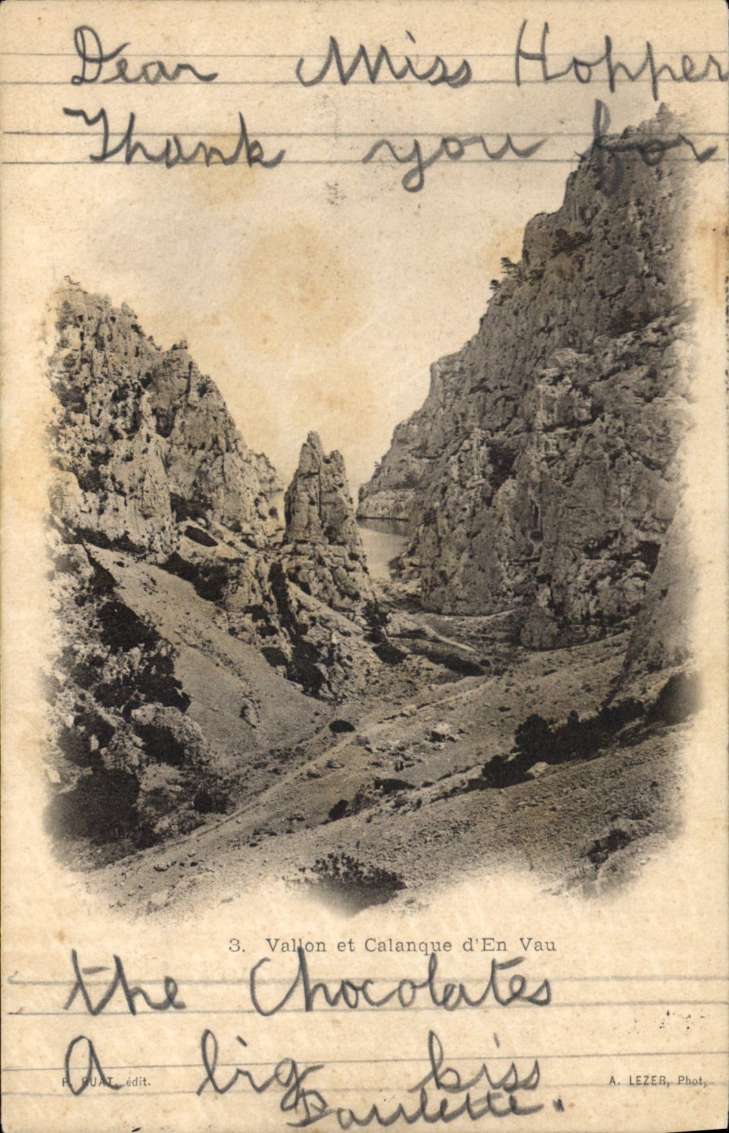 CPA Vallon et Calanque d'En Vau 