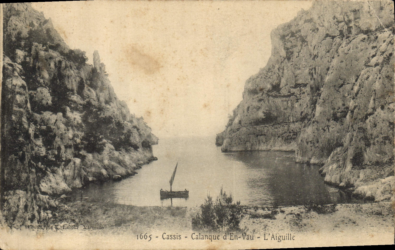 CPA Cassis Calanque d'En Vau l'Aiguille 