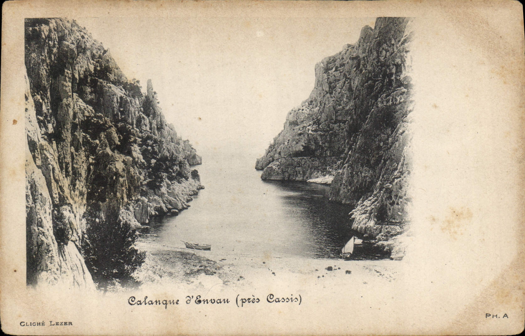 CPA Calanque d'Envau pres Cassis 