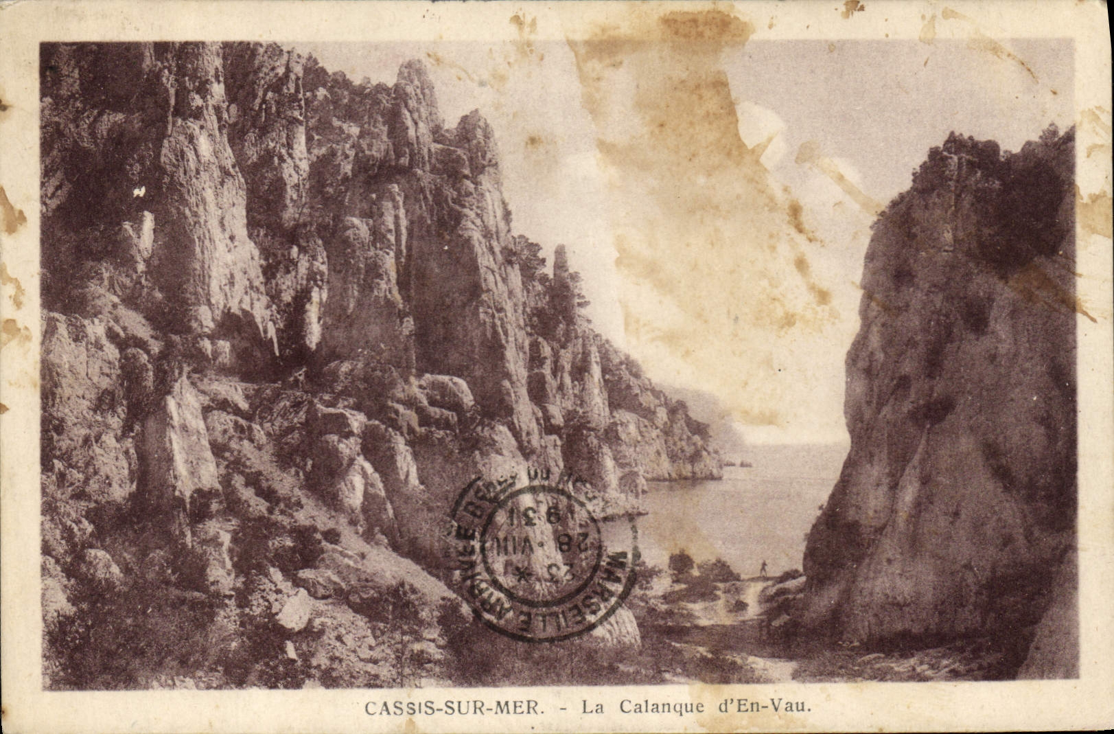 CPA Cassis sur Mer Calanque d'En Vau 