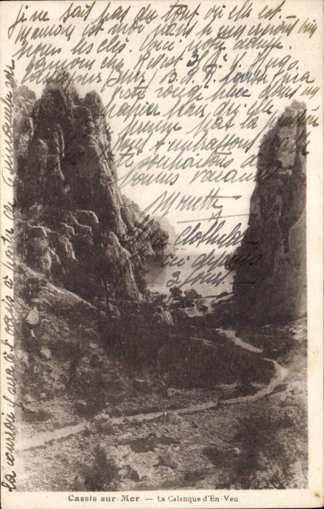 CPA Cassis sur Mer Calanque d'En Vau 