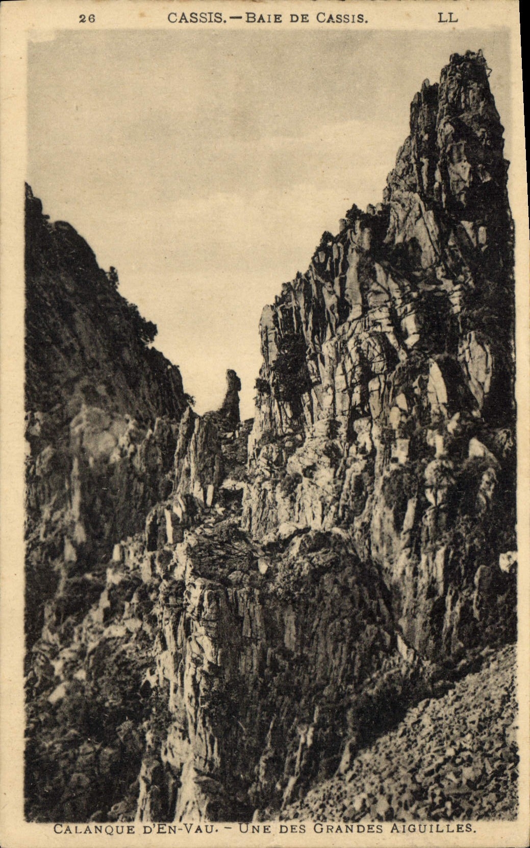 CPA Cassis Baie de Cassis Calanque d'En Vau une des grandes Aiguilles 