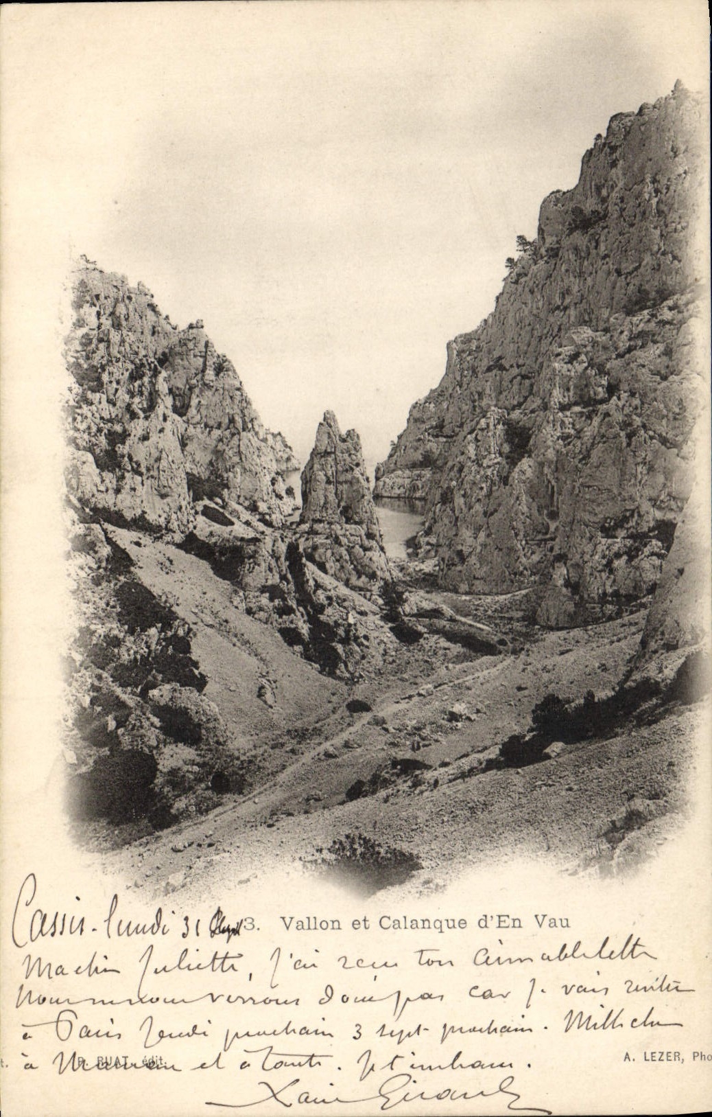 CPA Vallon et Calanque d'En Vau 