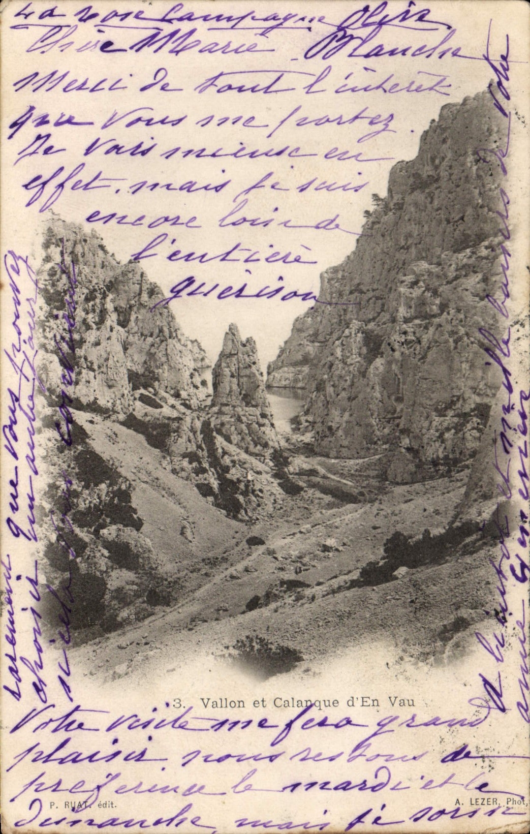 CPA Vallon et Calanque d'En Vau 