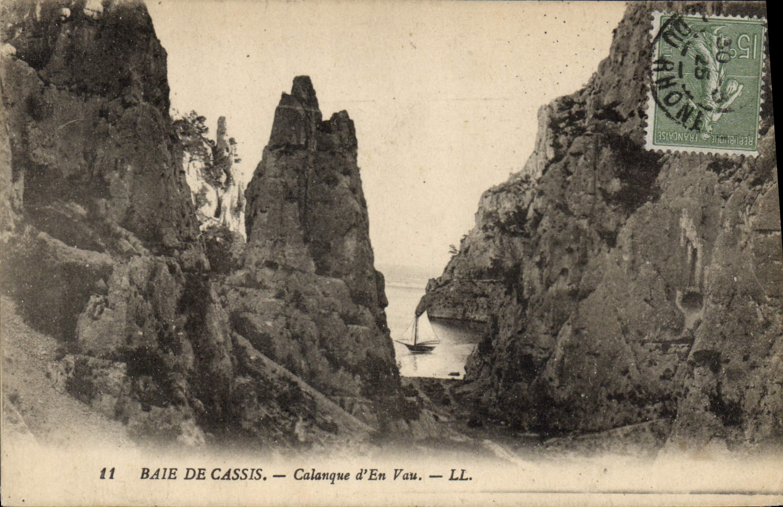 CPA Baie de Cassis Calanque d'En Vau 