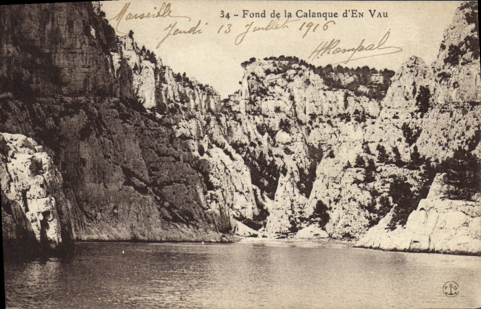 CPA Fond de la Calanque d'En Vau 