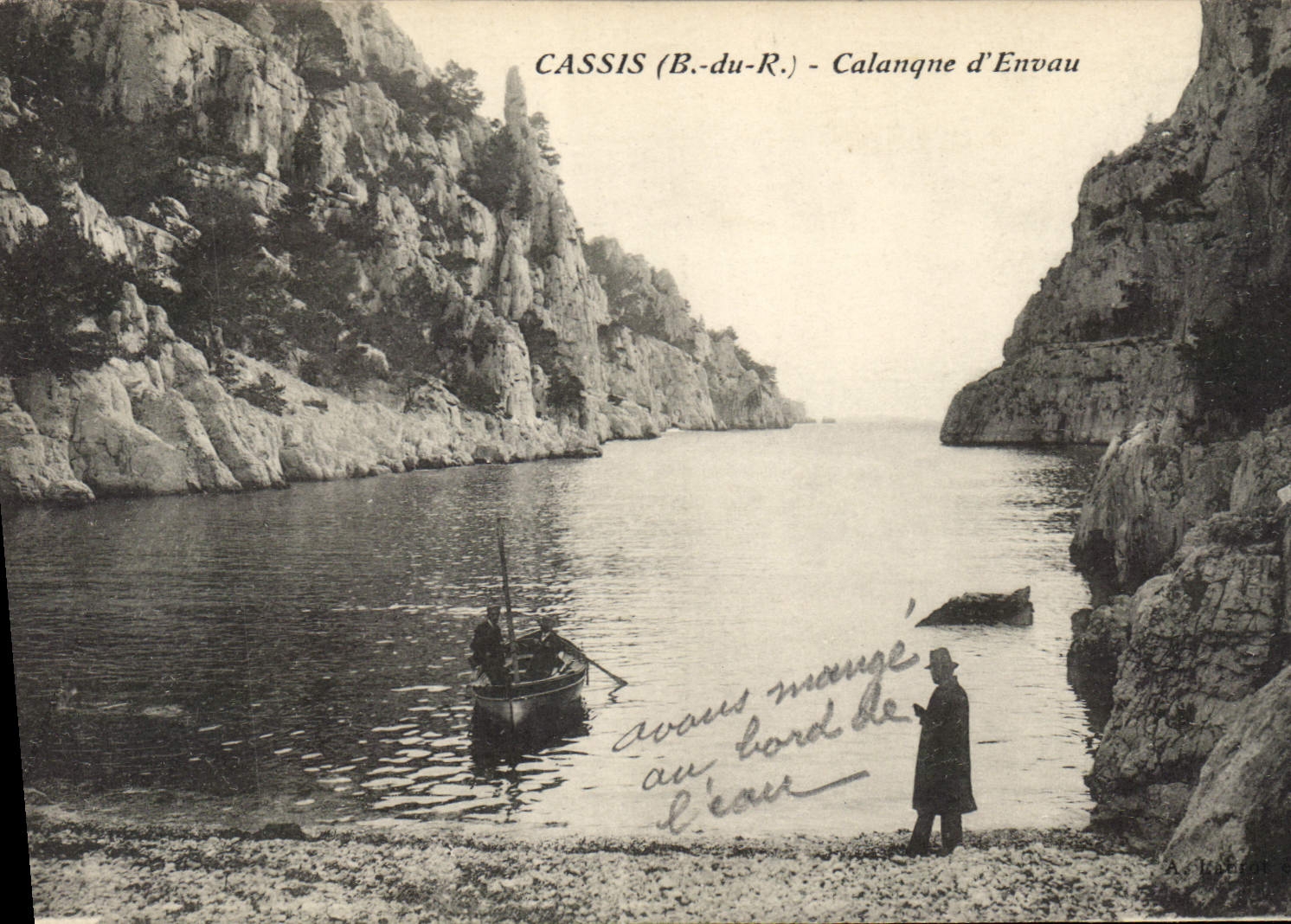 CPA Cassis B du R Calanque d'Envau 