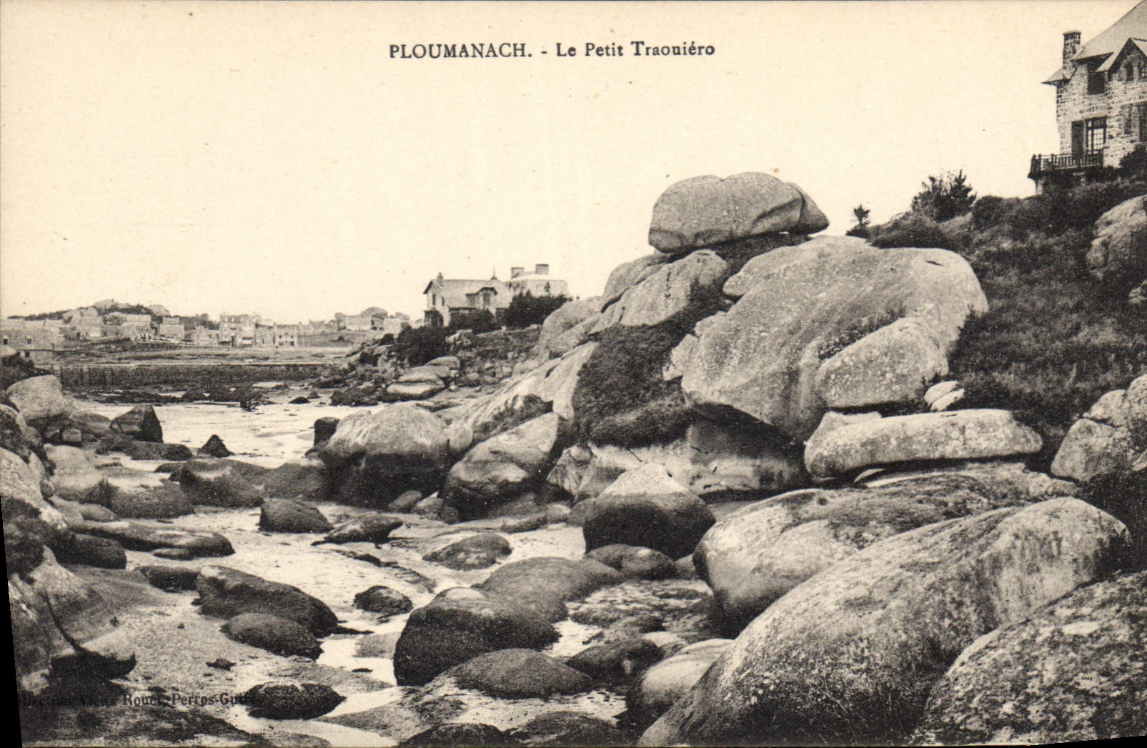 CPA Ploumanach le Petit Traouiero 