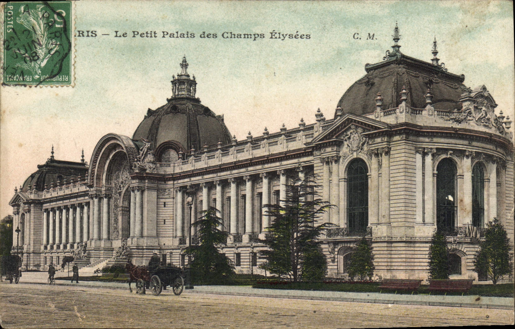 CPA Paris Le Petit Palais des Champs Elysees