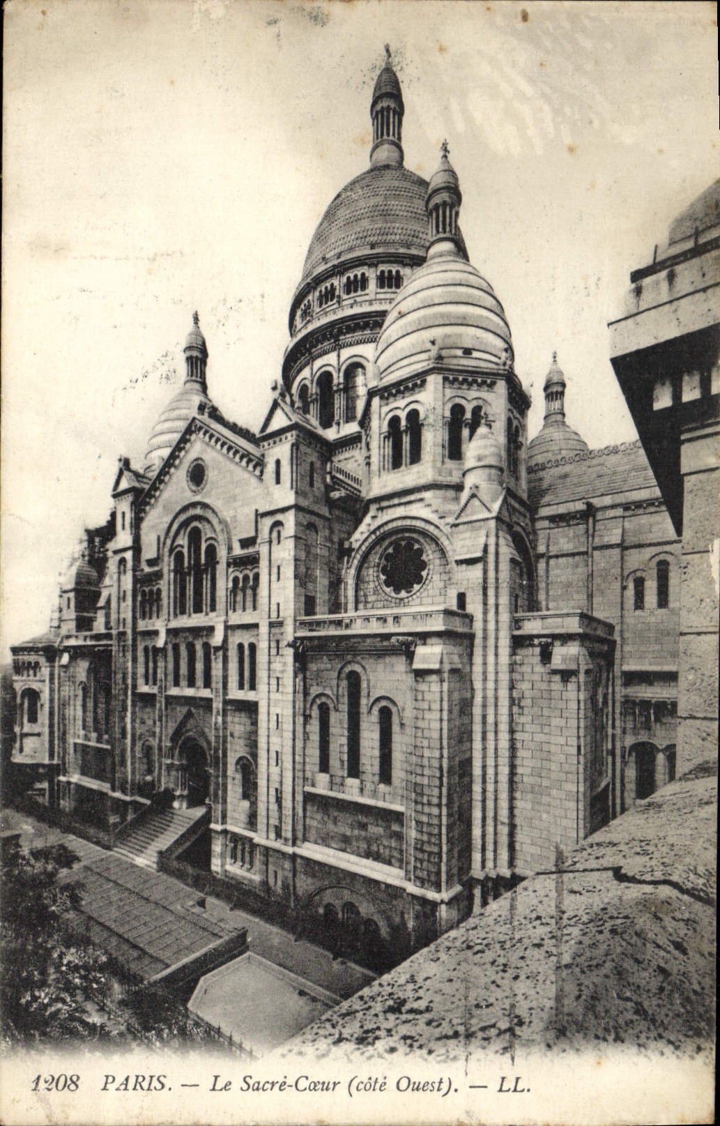 CPA Paris Le Sacre Coeur cote Ouest