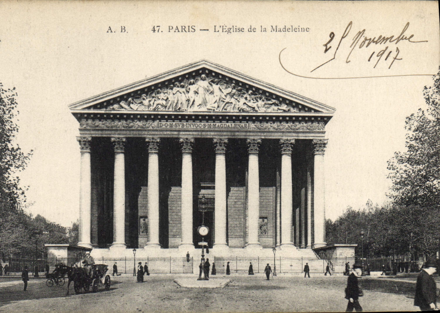 CPA Paris L'Eglise de la Madeleine 