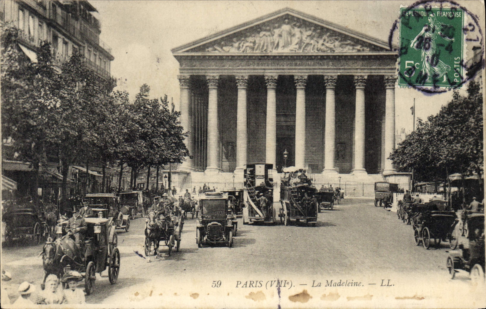 CPA Paris V N I La Madeleine 