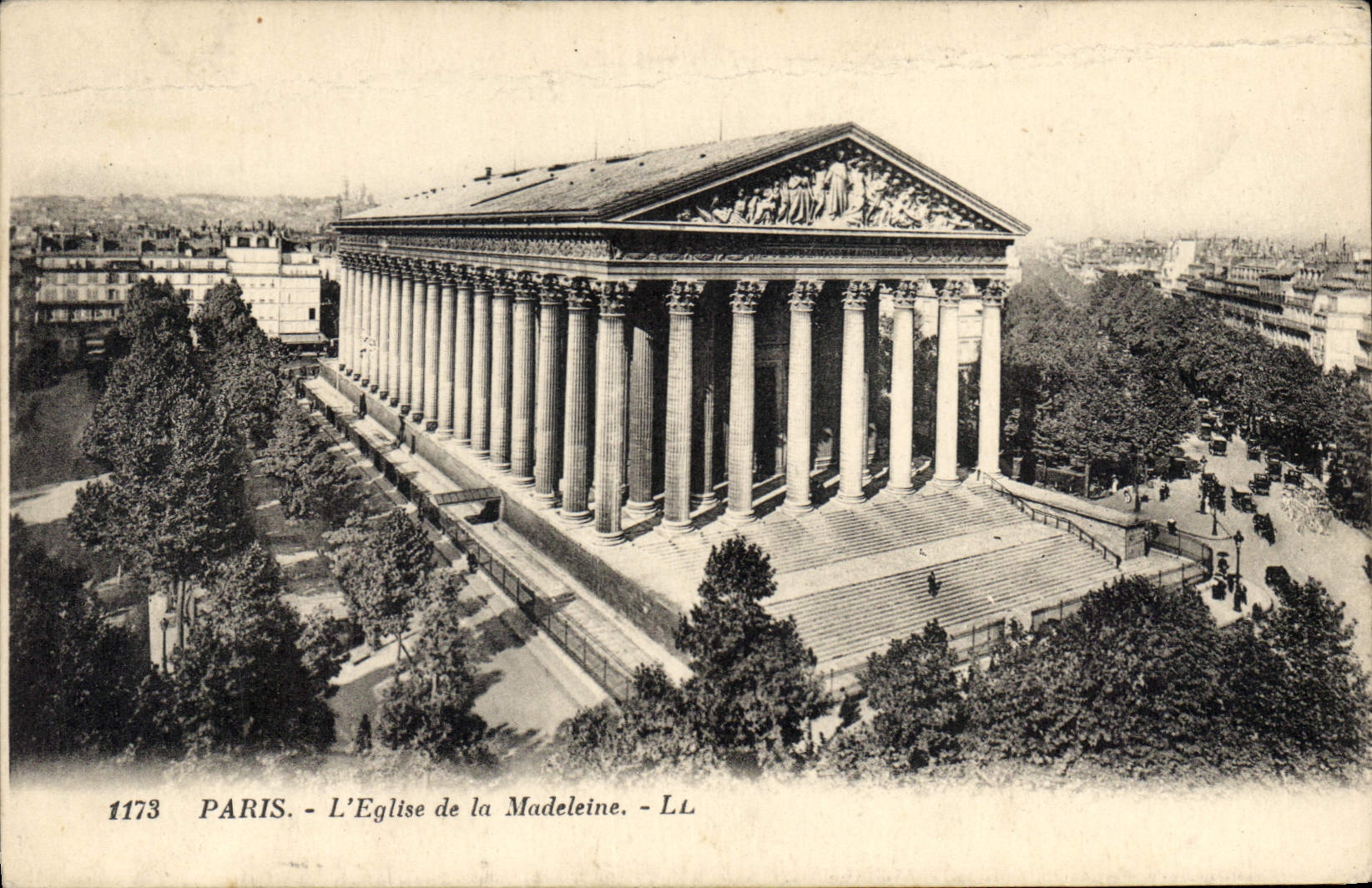 CPA Paris L'Eglise de la Madeleine 
