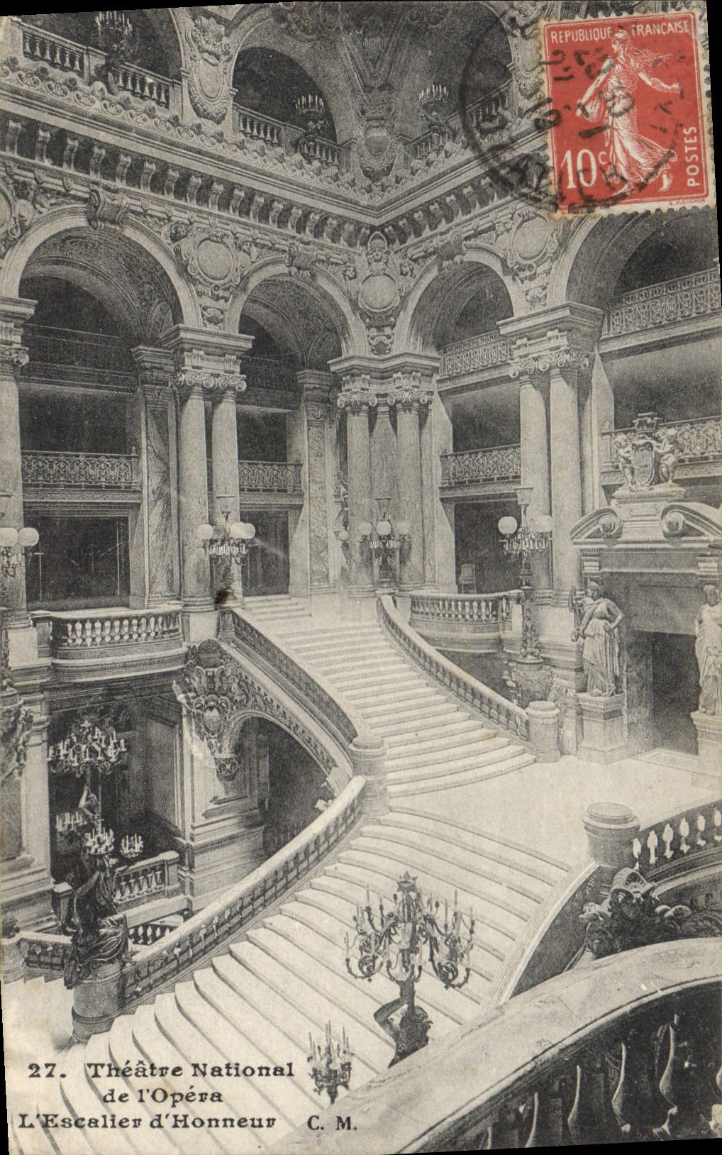 CPA Theatre National de l'Opera l'Escalier d'Honneur