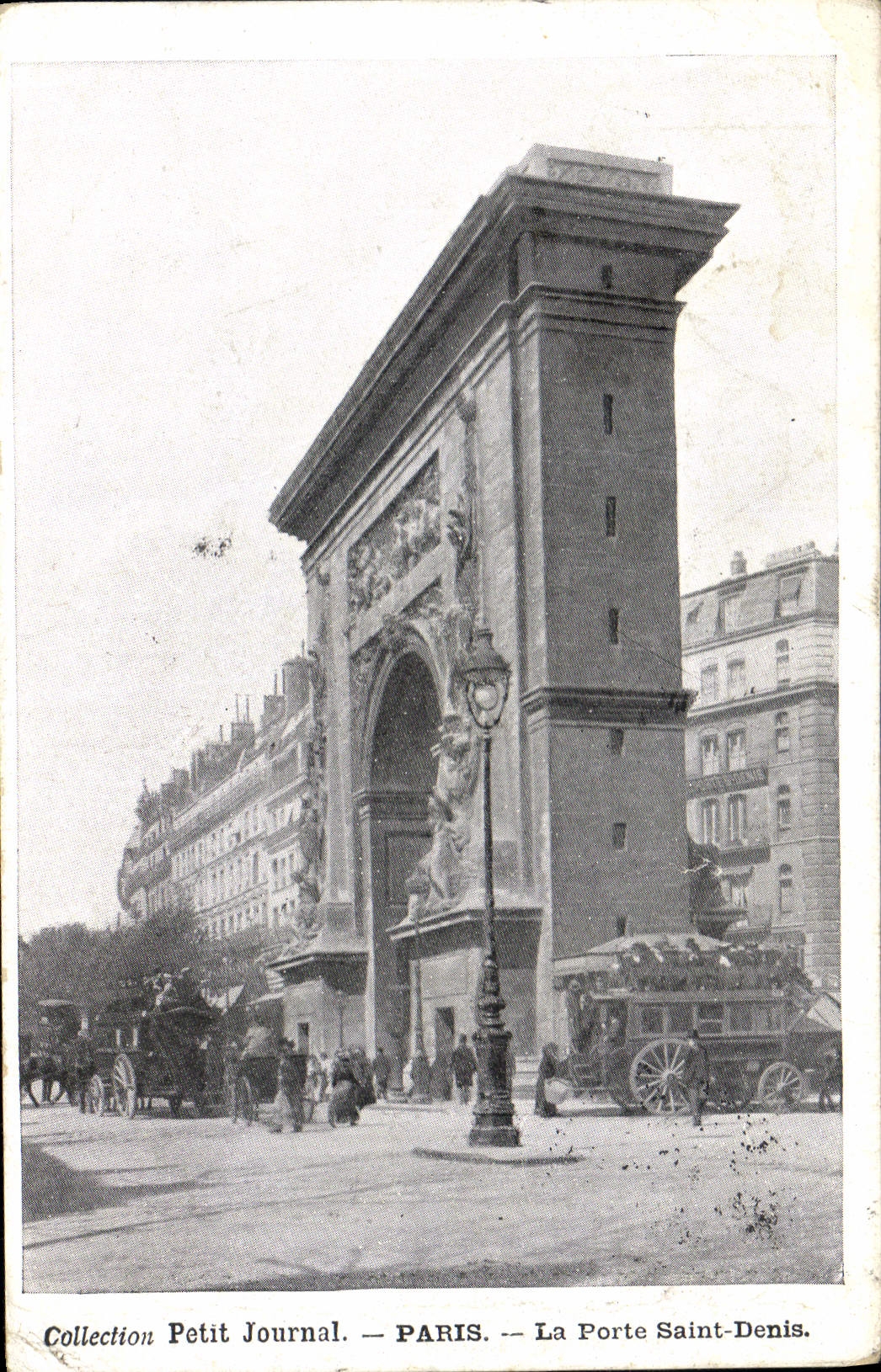 CPA Collection Petit Journal Paris La Porte Saint Denis