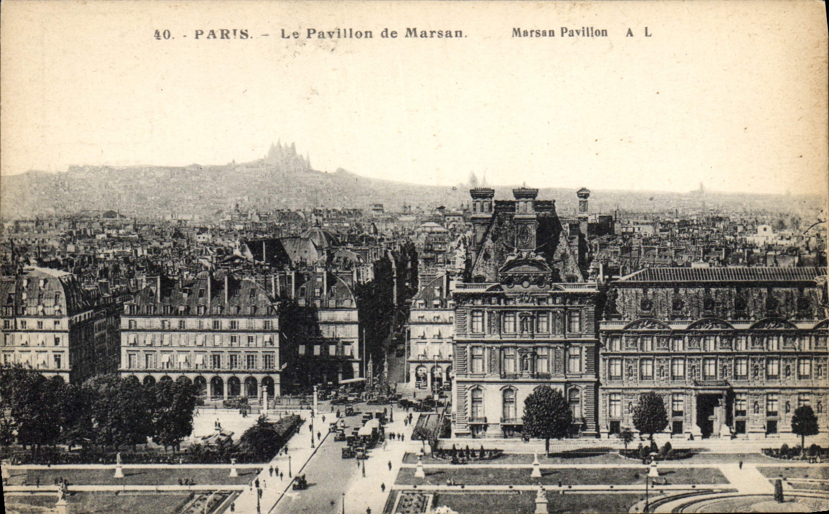 CPA Paris Le Pavillon de Marsan 