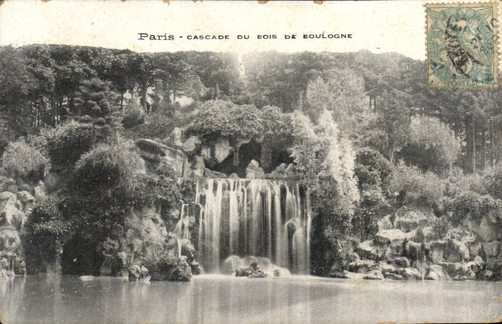CPA Paris cascade du bois de boulogne 