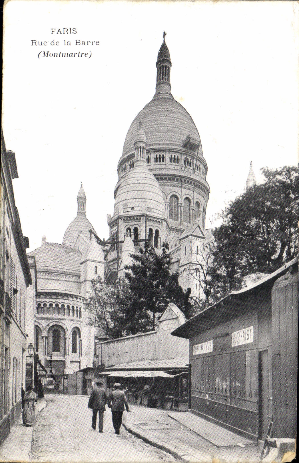 CPA Paris Rue de la Barre Montmartre 