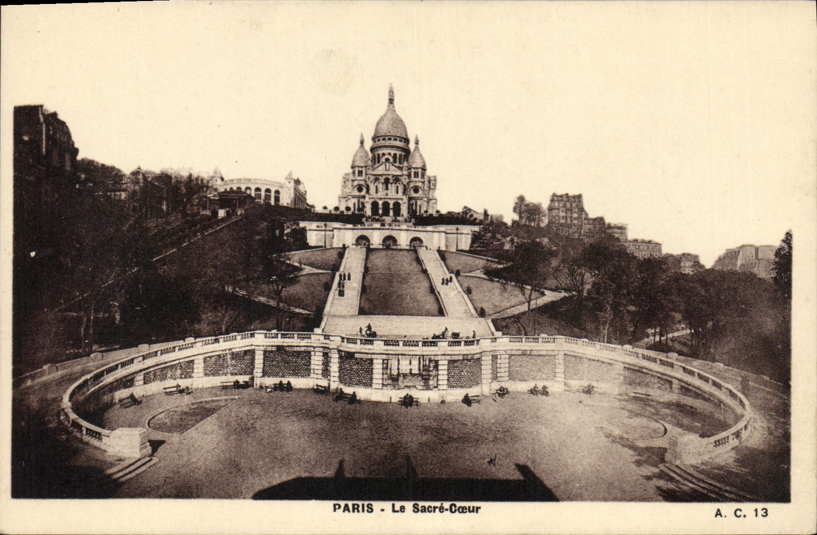 CPA Paris le Sacre Coeur 