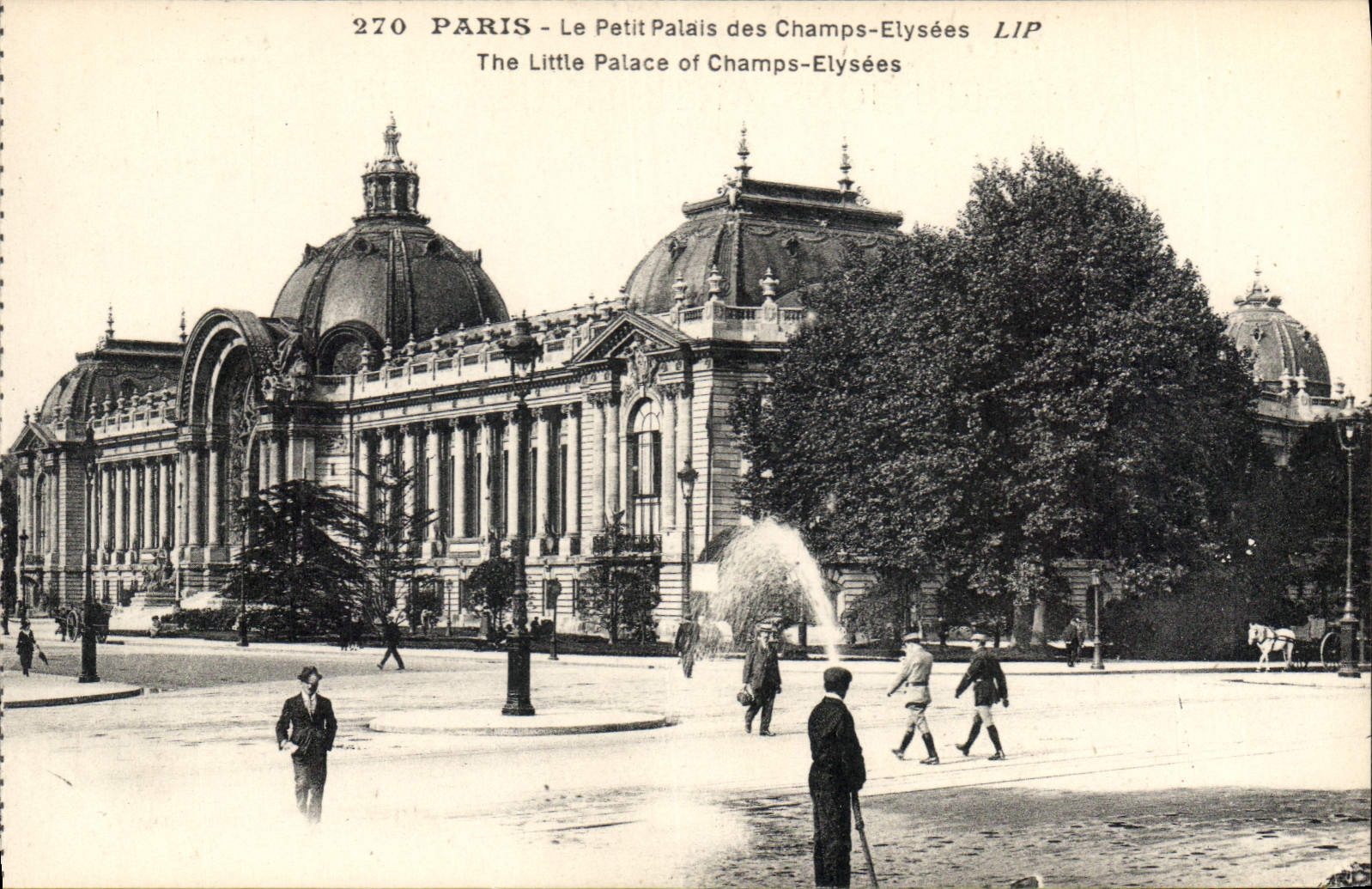 CPA Paris Le Petit Palais des Champs Elysees