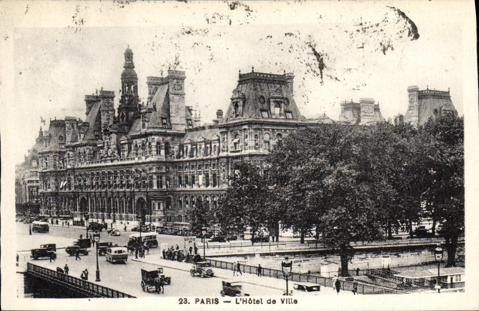 CPA Paris L'Hotel de Ville 