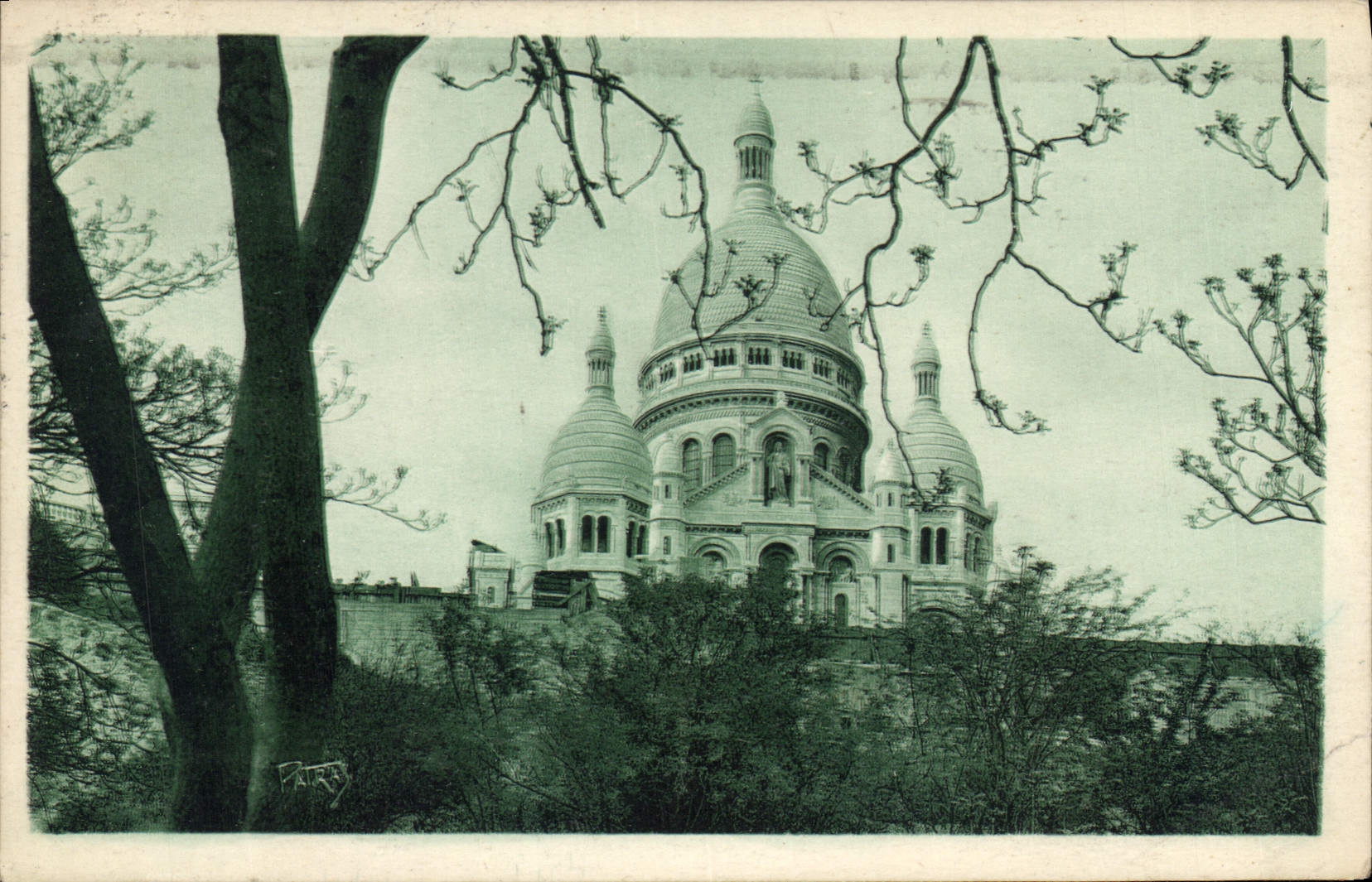 CPA Les Jolis Coins de Paris Montmartre Basilique du Sacre Coeur