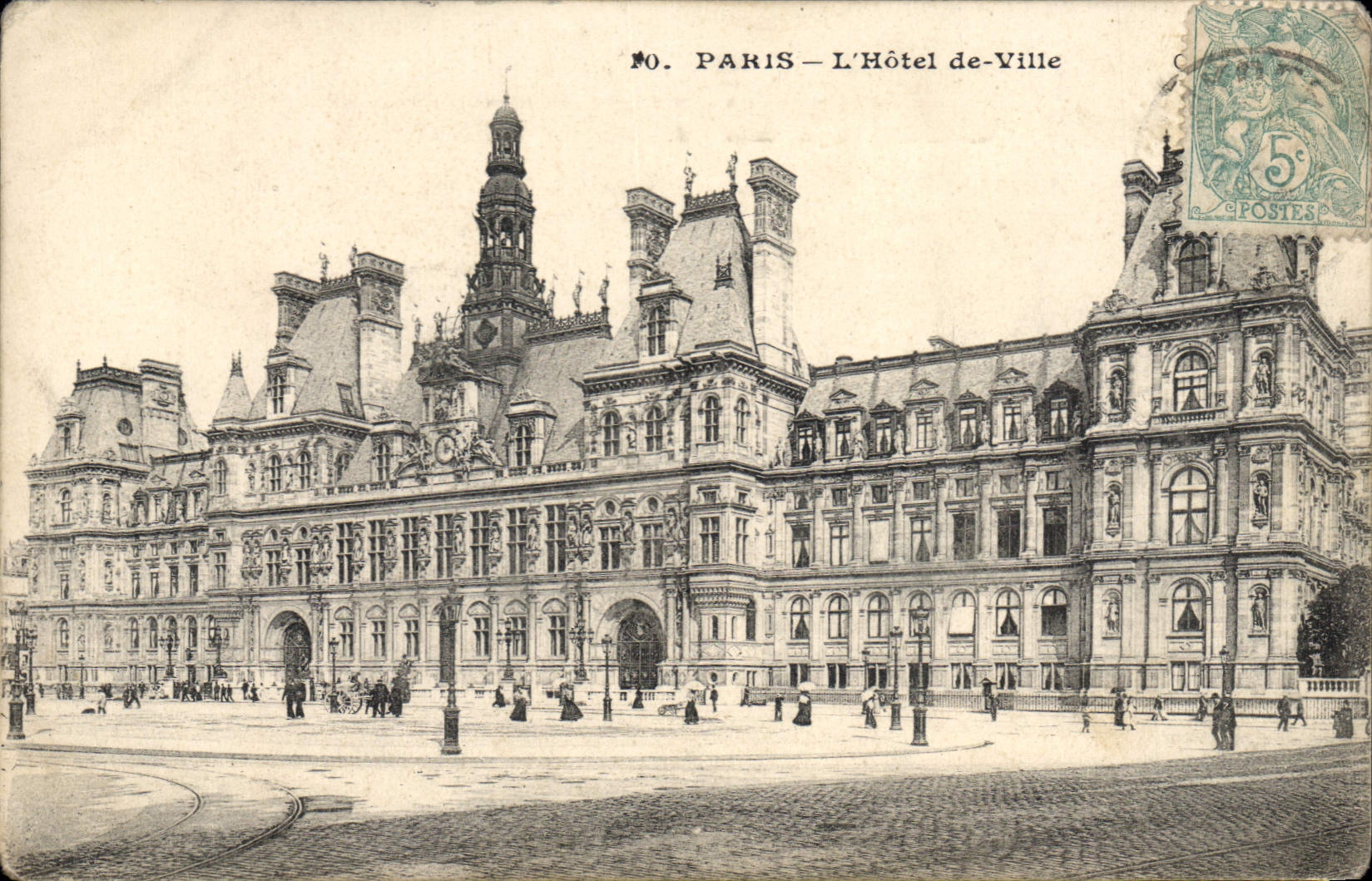 CPA Paris l'Hotel de Ville 