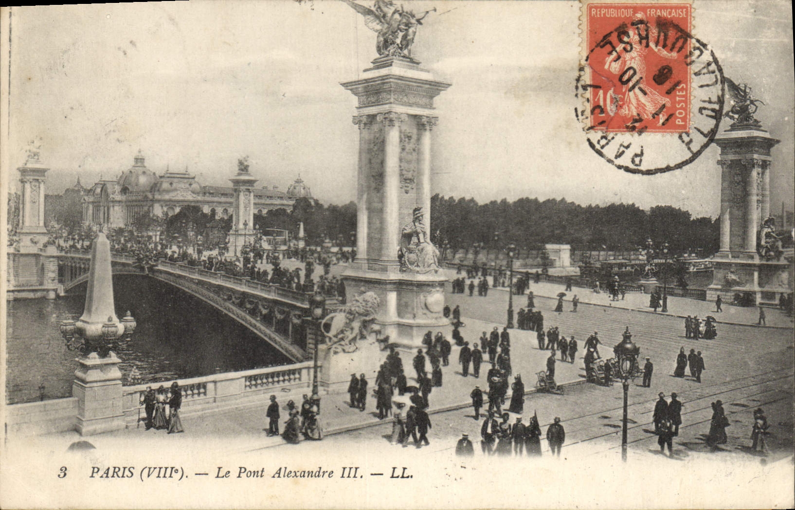 CPA Paris Le Pont Alexandre III 