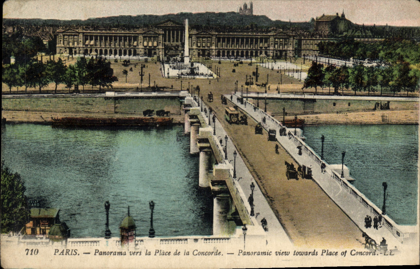 CPA Paris Panorama vers la Place de la Concorde