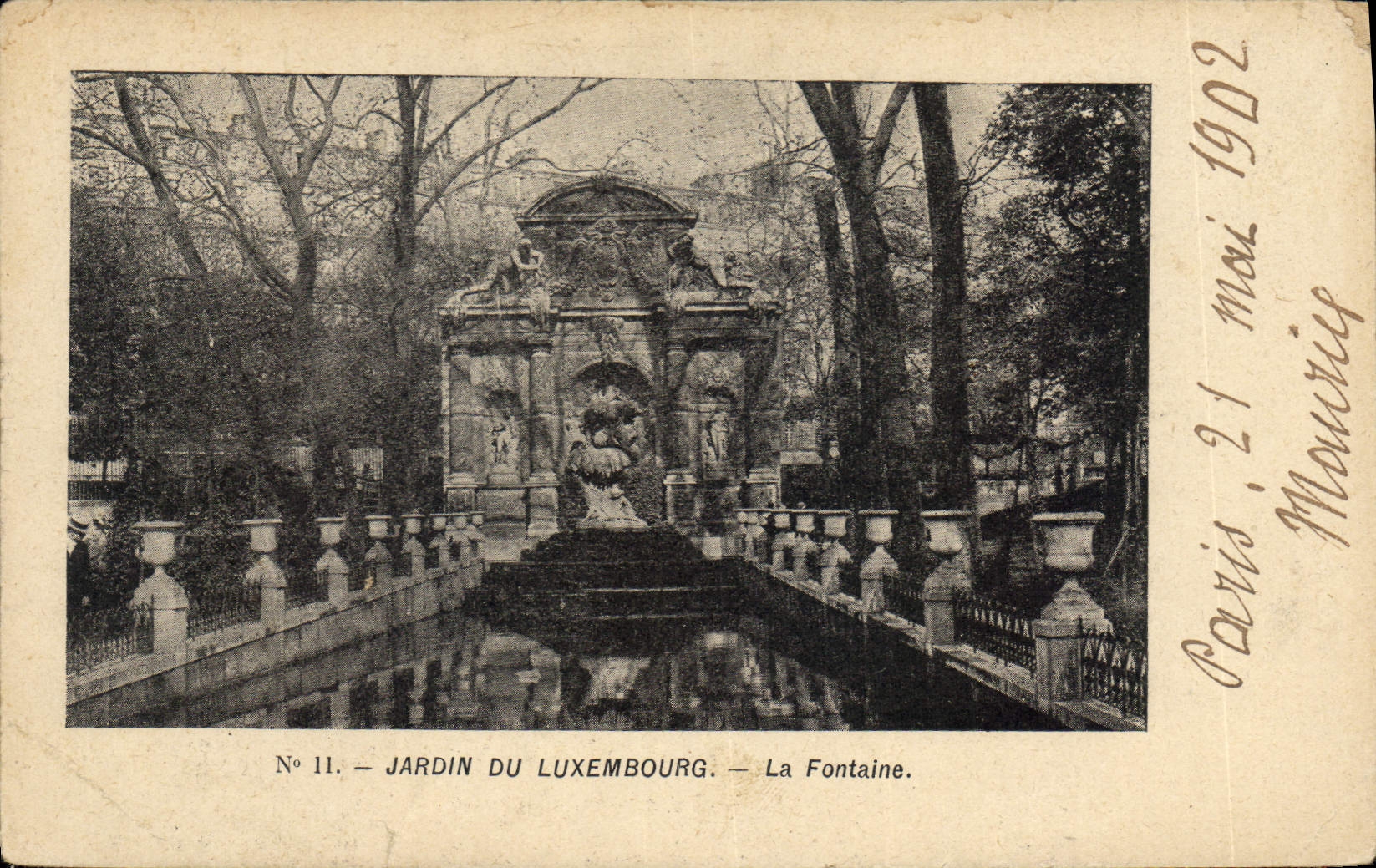 CPA Jardin du Luxembourg La Fontaine 
