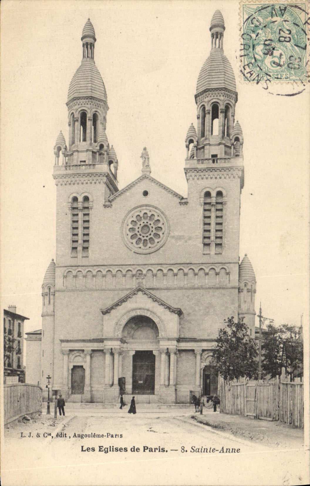 CPA Les Eglises de Paris Sainte Anne 