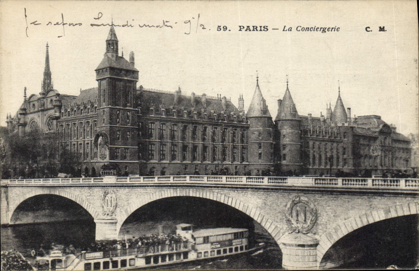 CPA Paris La Conciergerie 