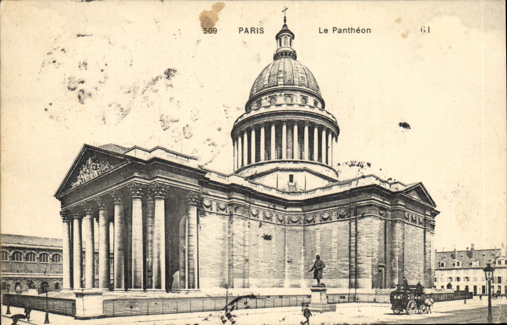 CPA Paris le Pantheon 
