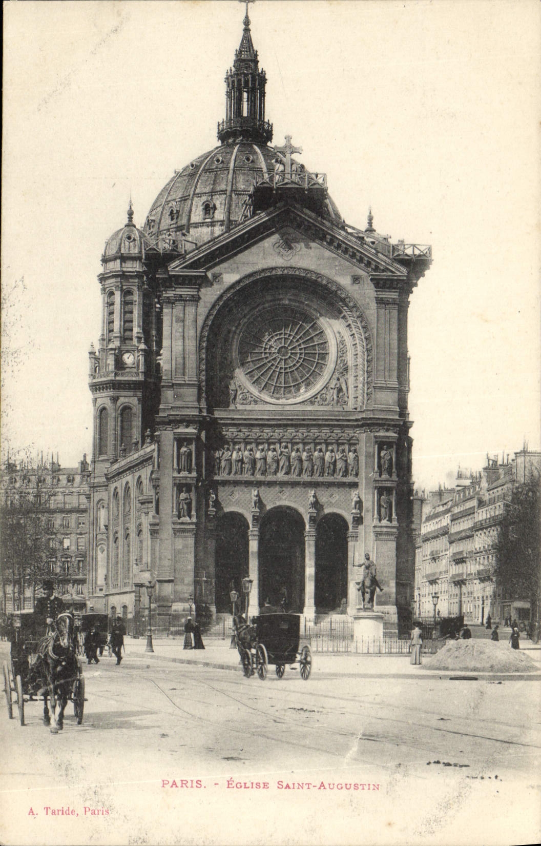 CPA Paris Eglise Saint Augustin 