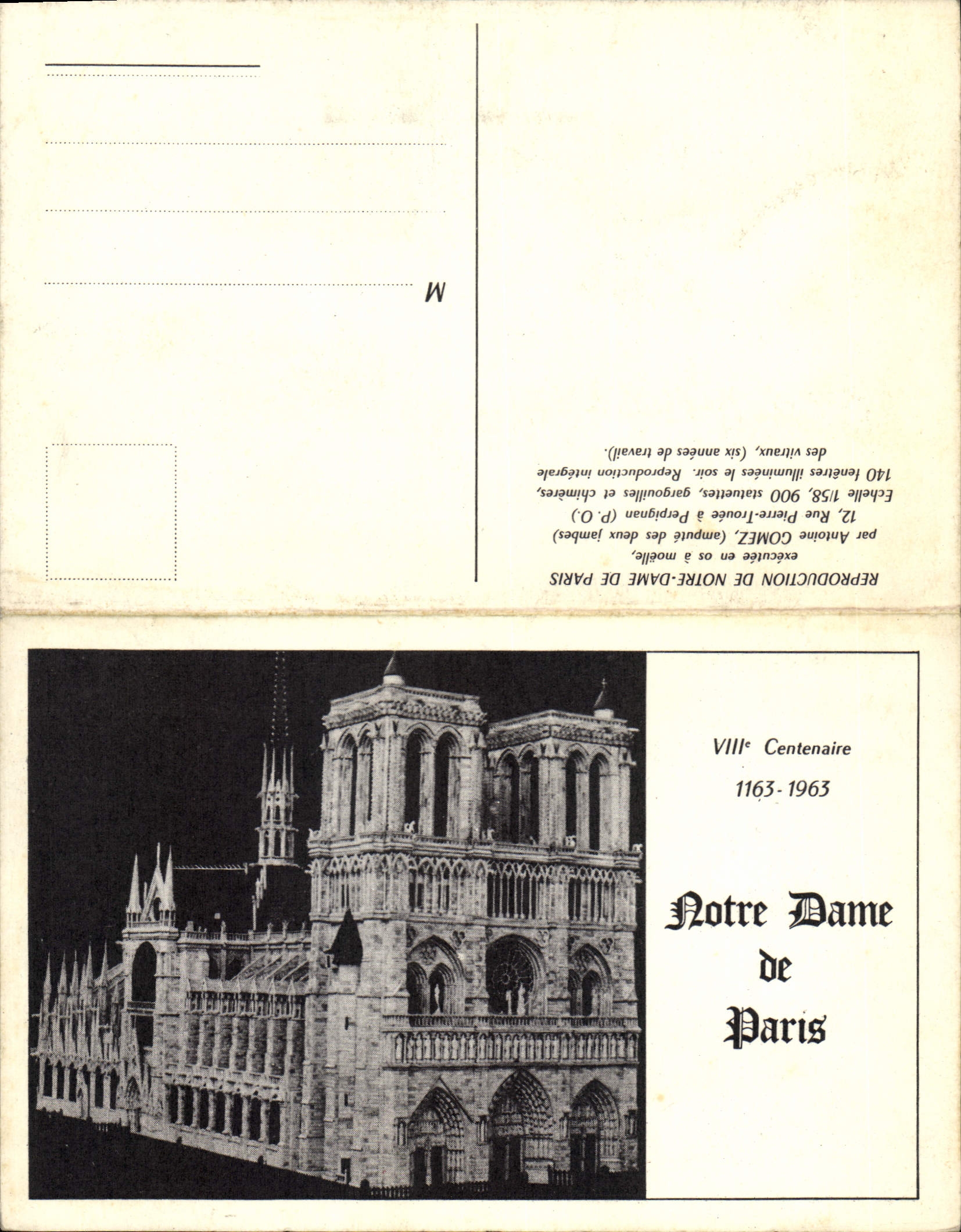 CPA Notre Dame de Paris 