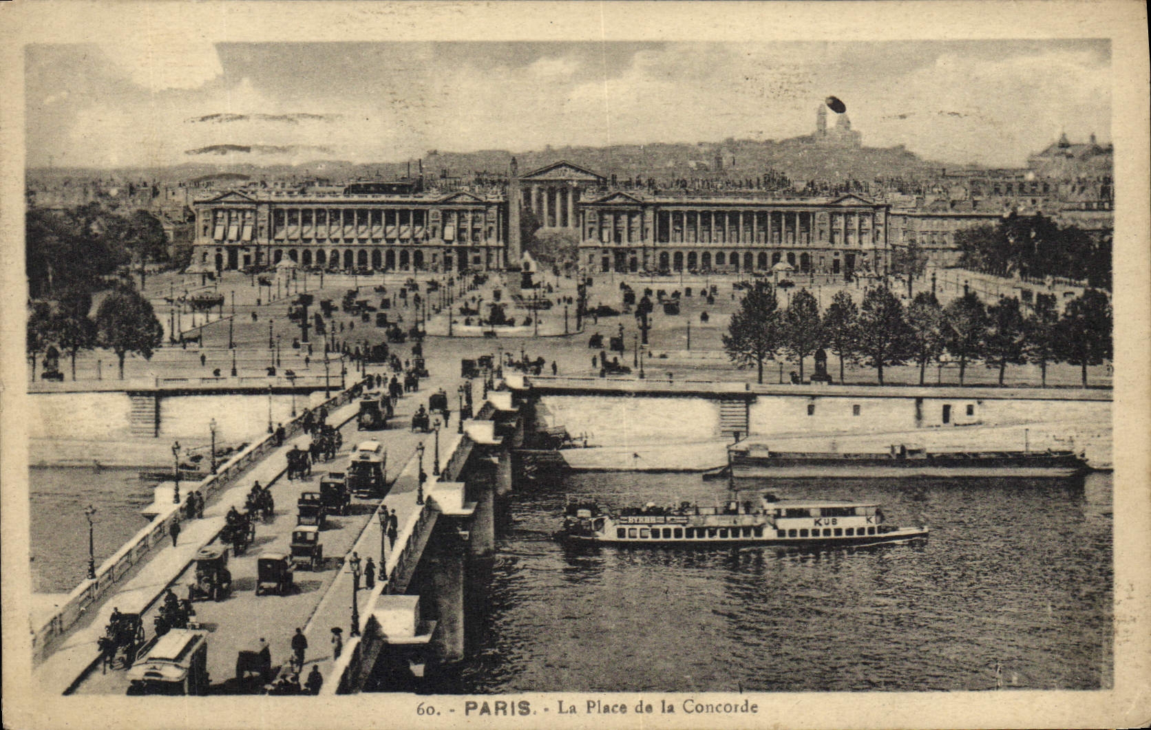 CPA Paris la Place de la Concorde