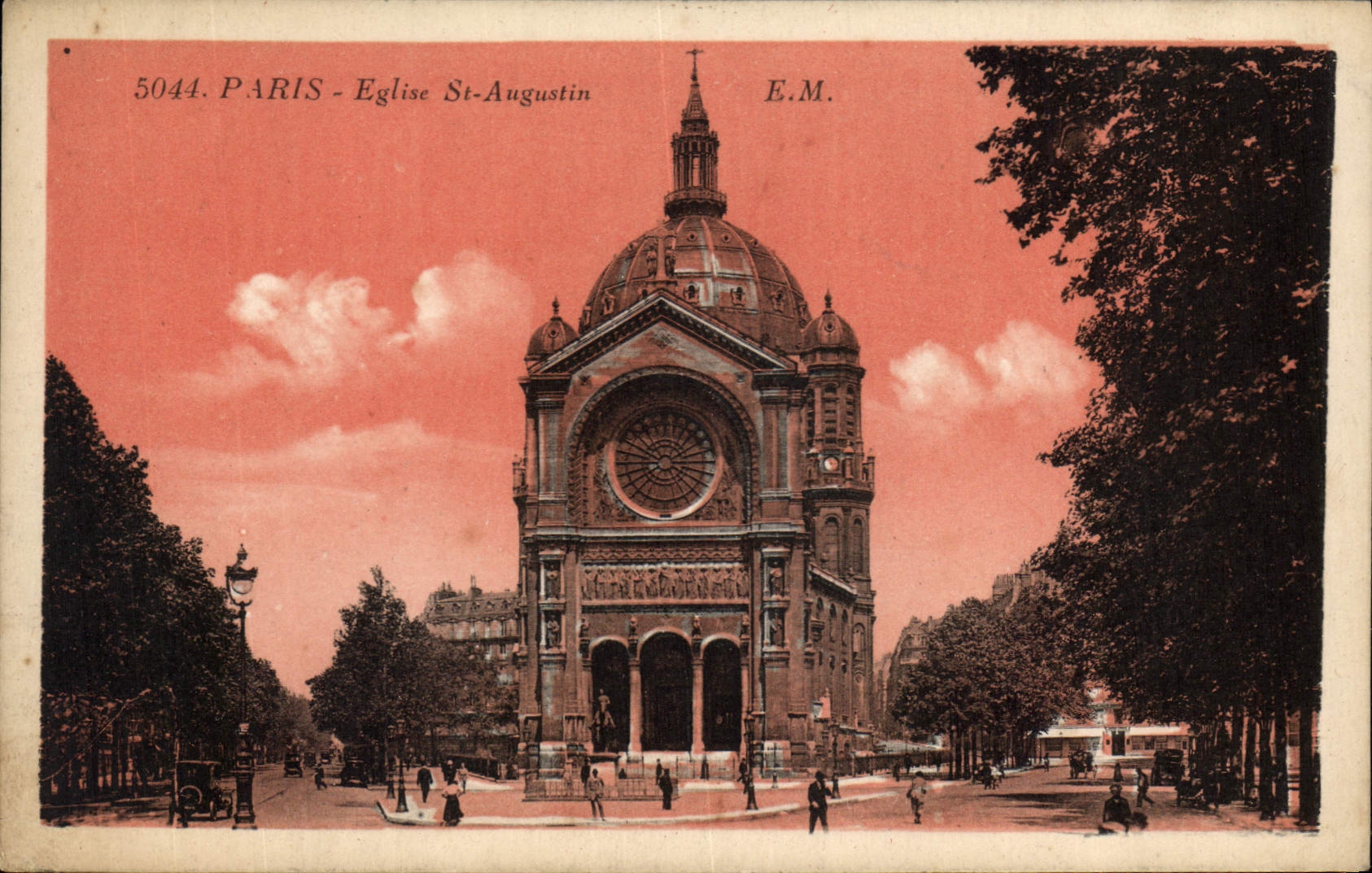 CPA Paris Eglise St Augustin 
