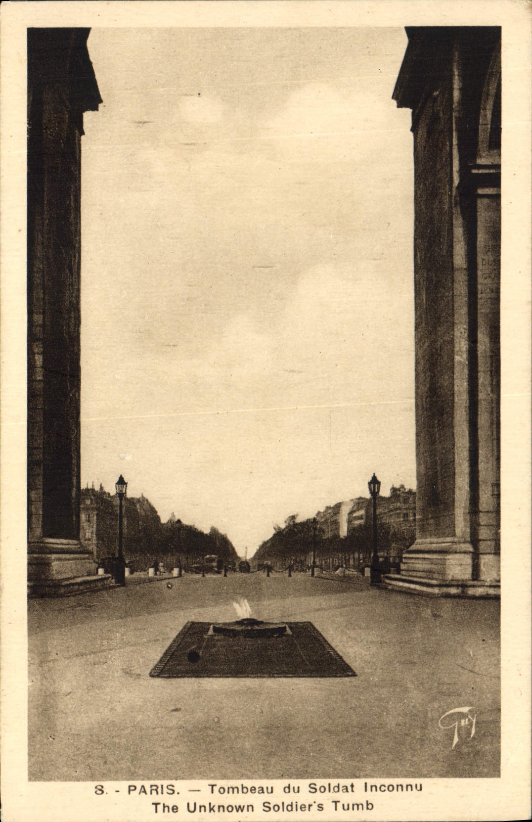 CPA Paris Tombeau du Soldat Inconnu 