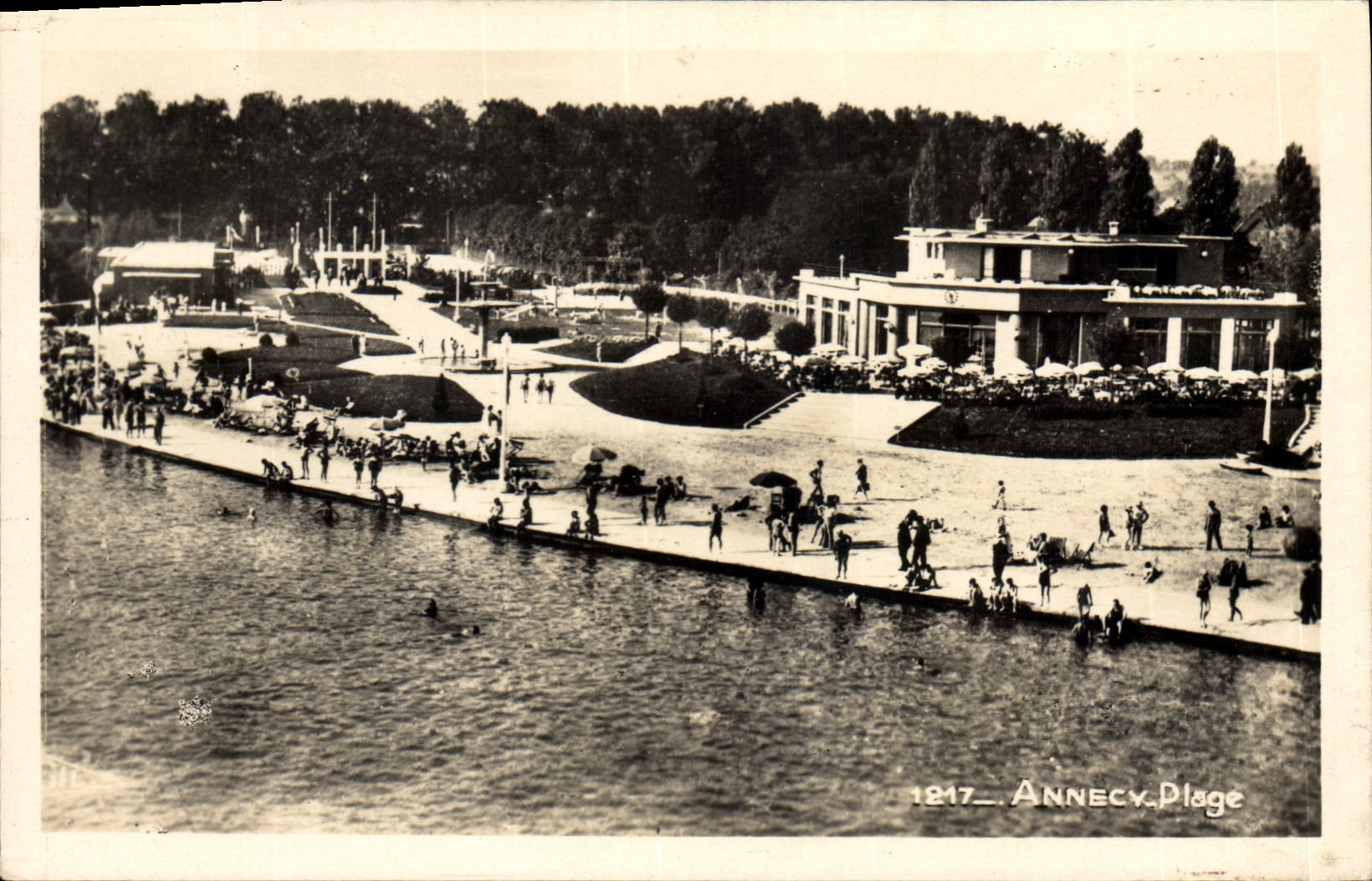 CPM Annecy Plage 