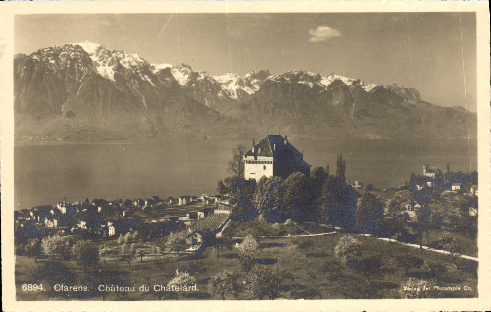 CPM Clarens Chateau du Chatelard 
