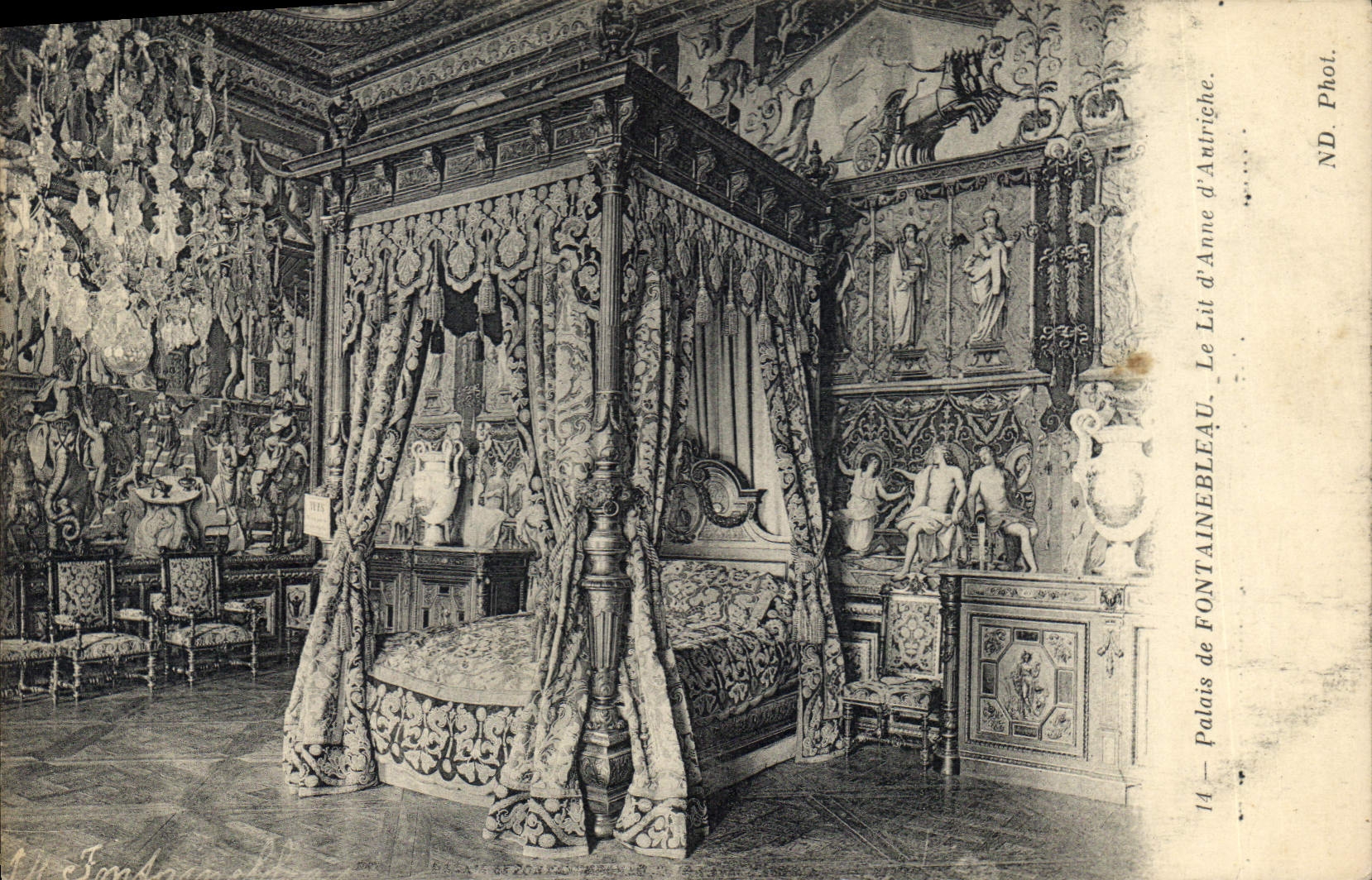 CPA Palais de Fontainebleau Le Lil d'Anne d'Antrighe 