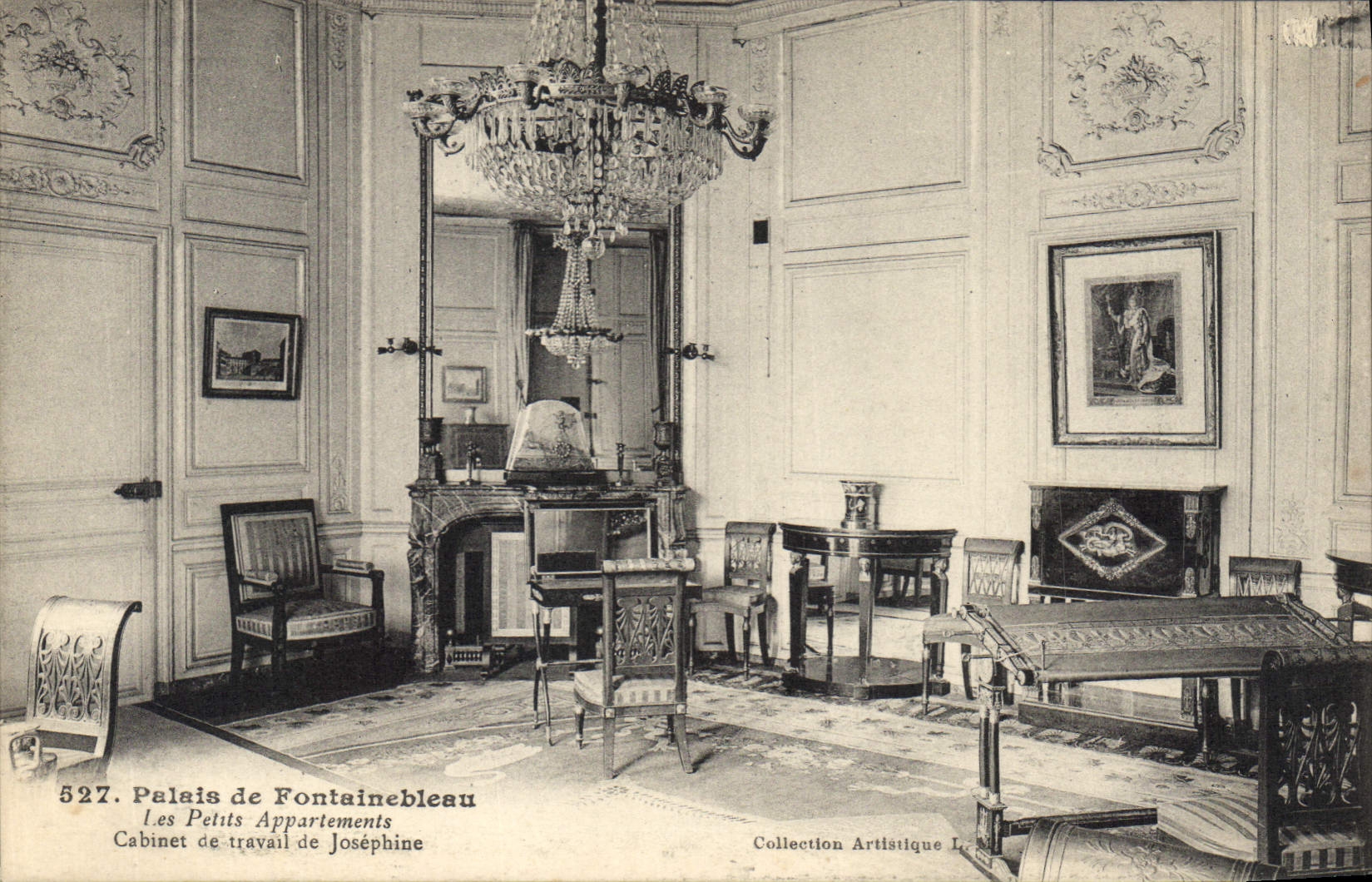 CPA Palais de Fontainebleau Les Petits Appartaments Cabinet de traavail de Josephine 