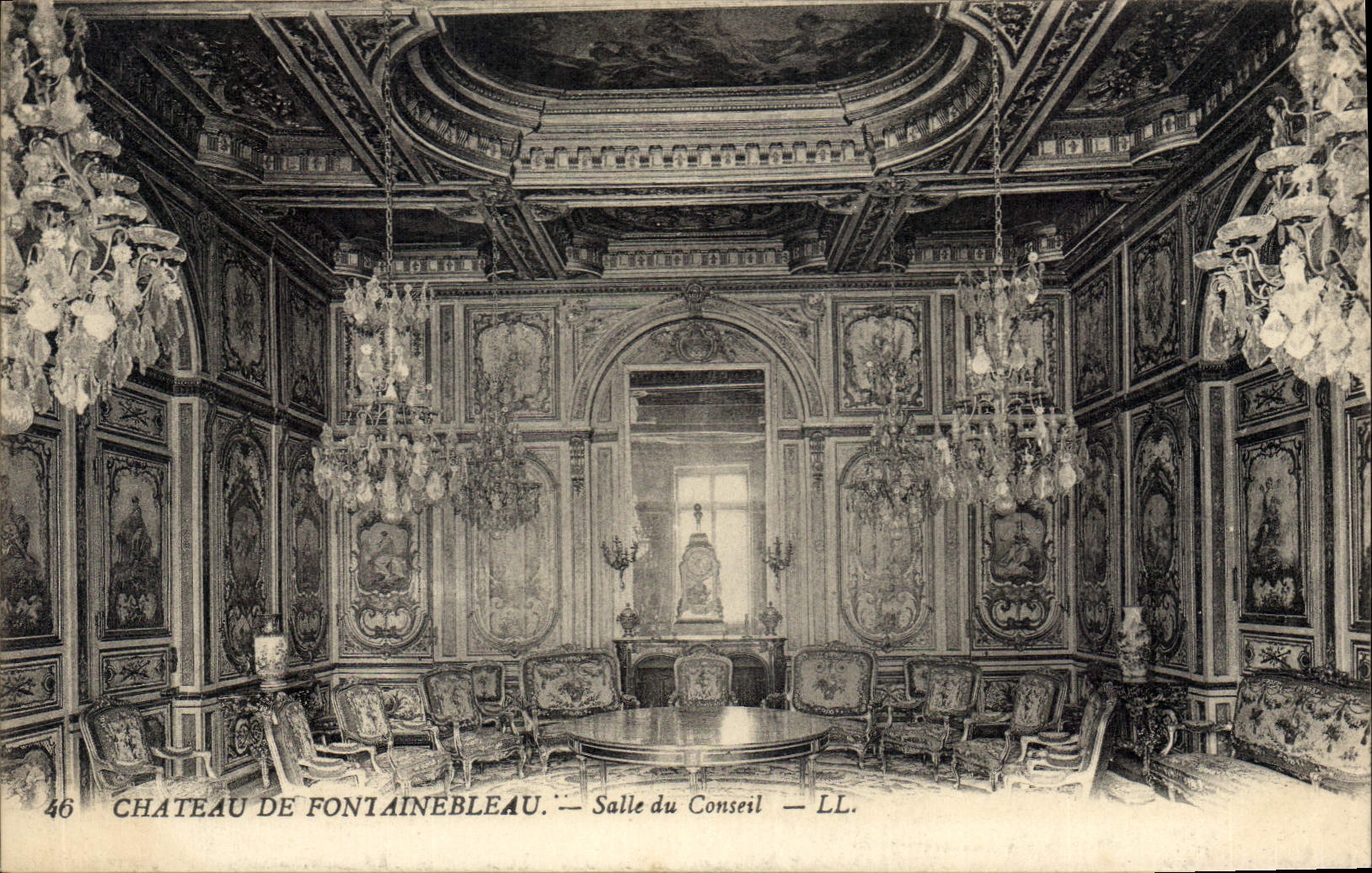 CPA Palais de Fontainebleau Salle du Conseil