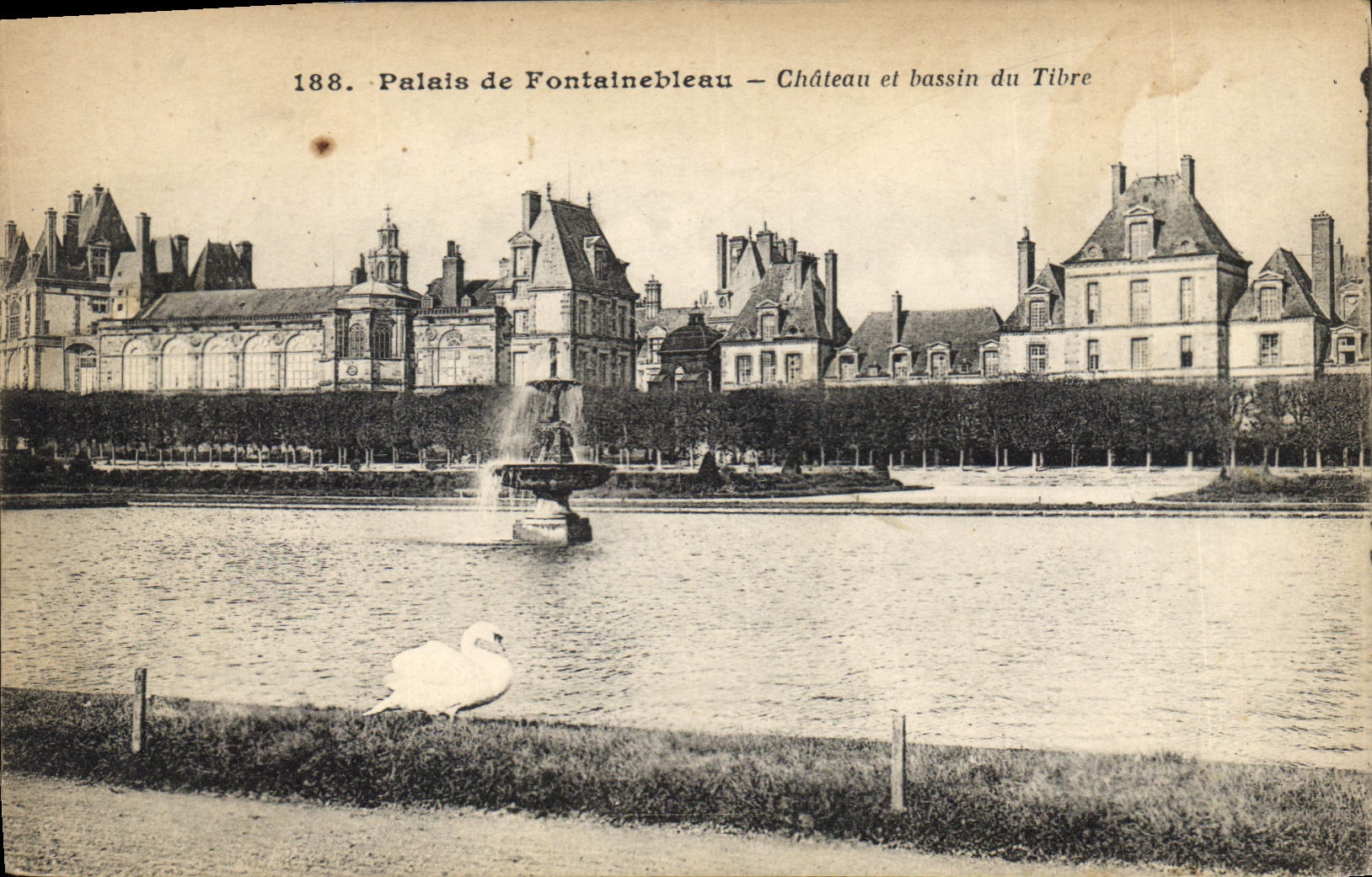 CPA Palais de Fontainebleau Chateau et bassin du Tibre