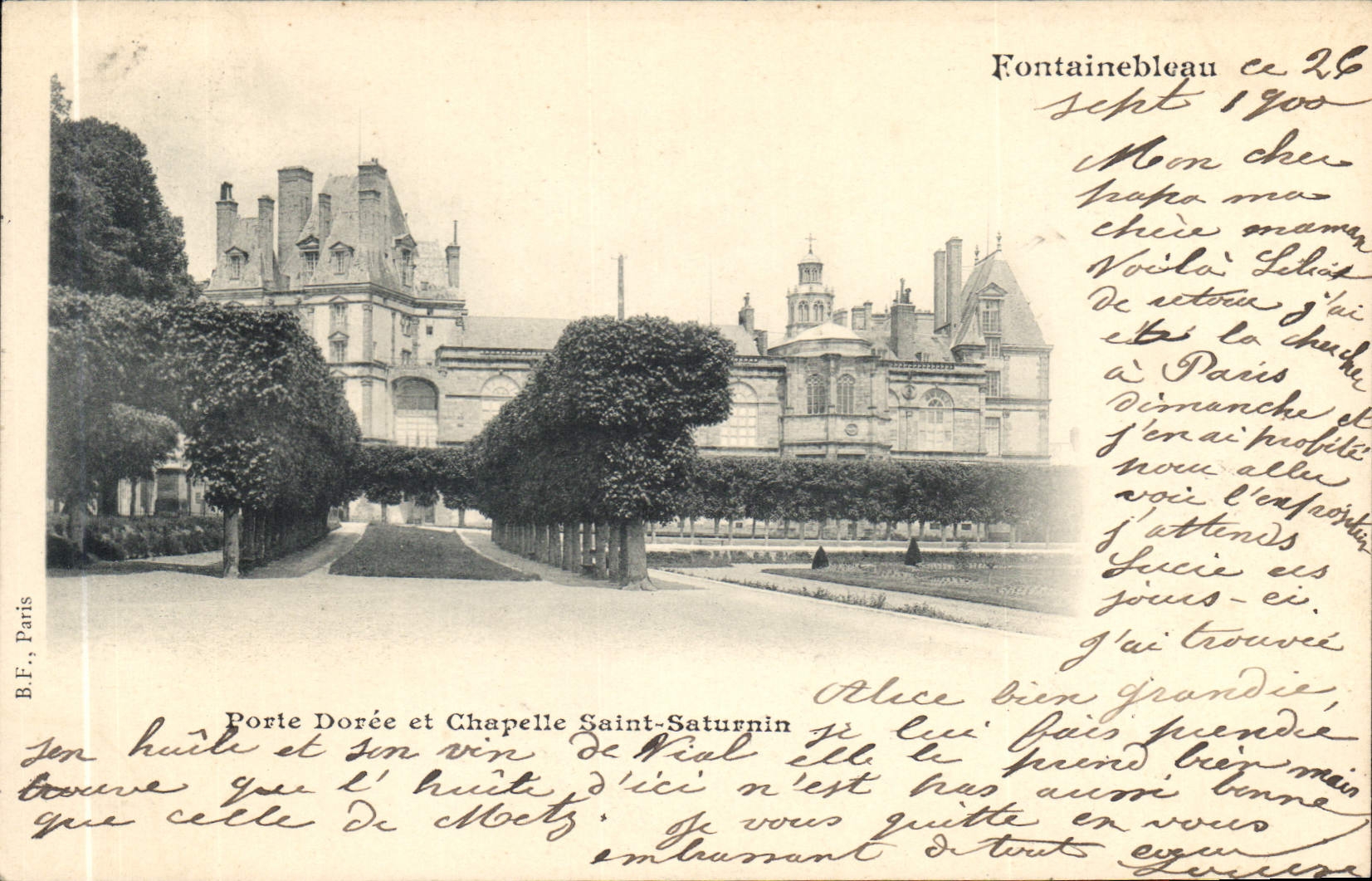 CPA Porte Doree et Chapelle Saint Saturnin Carte 1900