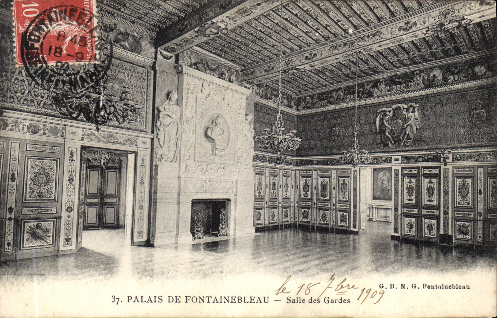 CPA Palais de Fontainebleau Salle des Gardes 